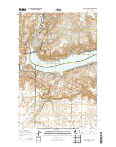 Grand Coulee Dam 2014 topographic map thumbnail