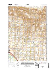 Granger NW 2013 topographic map thumbnail