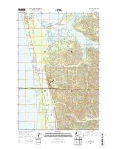 Grayland 2014 topographic map thumbnail