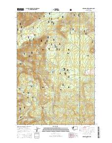 Green Mountain 2014 topographic map thumbnail