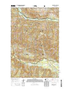 Greenwater 2014 topographic map thumbnail