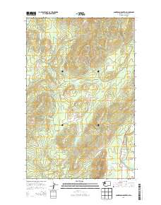 Gunderson Mountain 2014 topographic map thumbnail