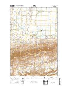 Harrah SE 2014 topographic map thumbnail