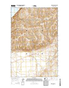 Hartline NW 2014 topographic map thumbnail