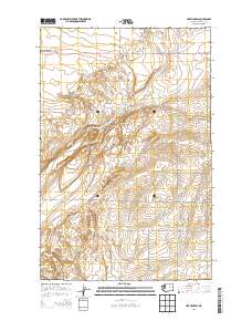 Hartline SW 2014 topographic map thumbnail