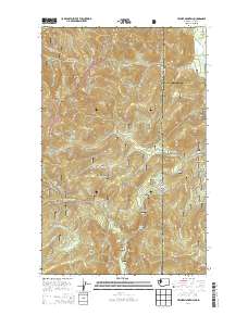 Helmer Mountain 2014 topographic map thumbnail