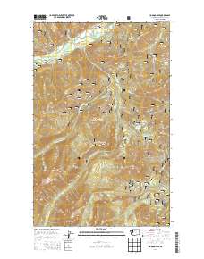 Hoodoo Peak 2014 topographic map thumbnail