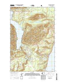 Hoodsport 2014 topographic map thumbnail