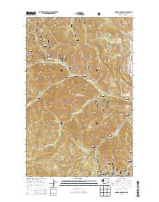 Hungry Mountain 2014 topographic map thumbnail