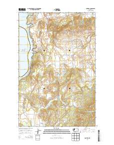 Hunters 2014 topographic map thumbnail
