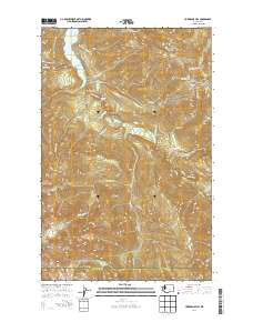 Hurricane Hill 2014 topographic map thumbnail