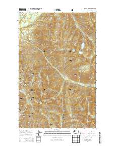 Illabot Peaks 2014 topographic map thumbnail