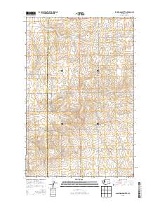 Jack Woods Butte 2013 topographic map thumbnail