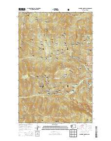Jackknife Mountain 2014 topographic map thumbnail