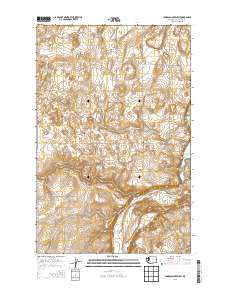 Jameson Lake West 2014 topographic map thumbnail