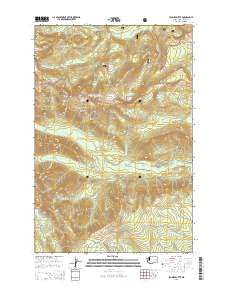 Jennies Butte 2014 topographic map thumbnail