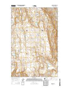 Joe Lake 2014 topographic map thumbnail