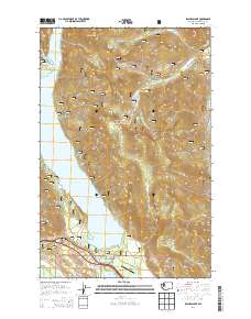 Kachess Lake 2014 topographic map thumbnail