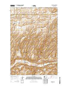 Kahlotus 2014 topographic map thumbnail