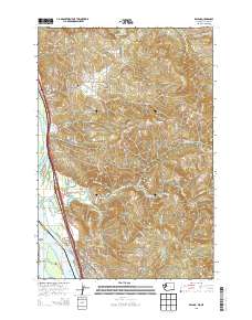 Kalama 2013 topographic map thumbnail
