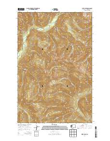 Kimta Peak 2014 topographic map thumbnail