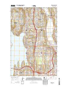 Kirkland 2014 topographic map thumbnail