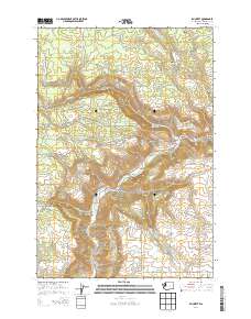 Klickitat 2014 topographic map thumbnail
