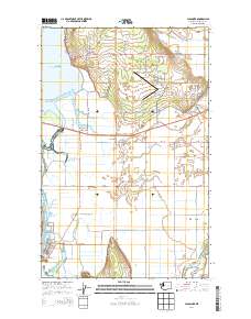 La Conner 2014 topographic map thumbnail