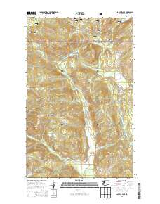 La Fleur Lake 2014 topographic map thumbnail