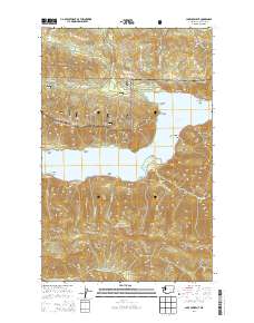 Lake Crescent 2014 topographic map thumbnail