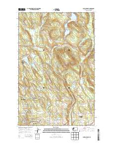 Lake Roesiger 2014 topographic map thumbnail