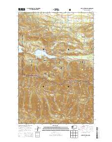Lake Sutherland 2014 topographic map thumbnail