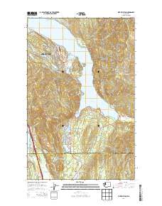 Lake Whatcom 2014 topographic map thumbnail