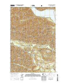 Lightning Peak 2014 topographic map thumbnail