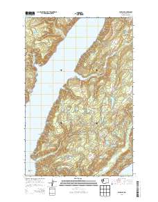 Lilliwaup 2014 topographic map thumbnail