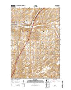 Lind 2014 topographic map thumbnail