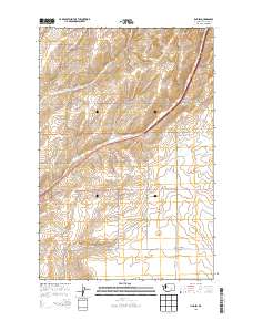 Lind SW 2013 topographic map thumbnail