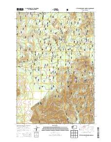 Little Huckleberry Mountain 2014 topographic map thumbnail