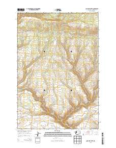 Lone Pine Butte 2013 topographic map thumbnail