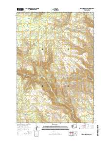 Lost Horse Plateau 2014 topographic map thumbnail