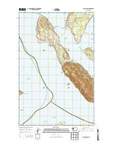 Lummi Island 2014 topographic map thumbnail