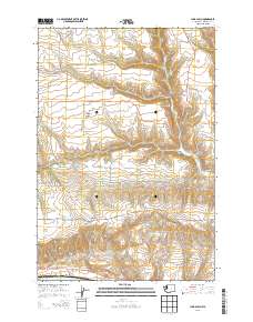 Luna Gulch 2013 topographic map thumbnail