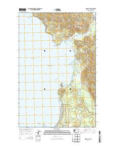 Makah Bay 2014 topographic map thumbnail