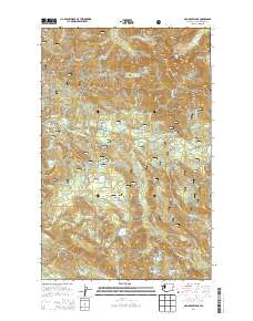 Mallardy Ridge 2014 topographic map thumbnail