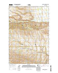 Manastash Creek 2013 topographic map thumbnail