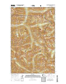 McAlester Mountain 2014 topographic map thumbnail