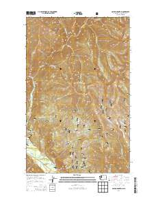 McLeod Mountain 2014 topographic map thumbnail