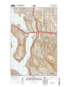 Mercer Island 2014 topographic map thumbnail