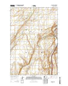 Mesa West 2014 topographic map thumbnail