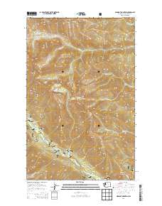 Midnight Mountain 2014 topographic map thumbnail